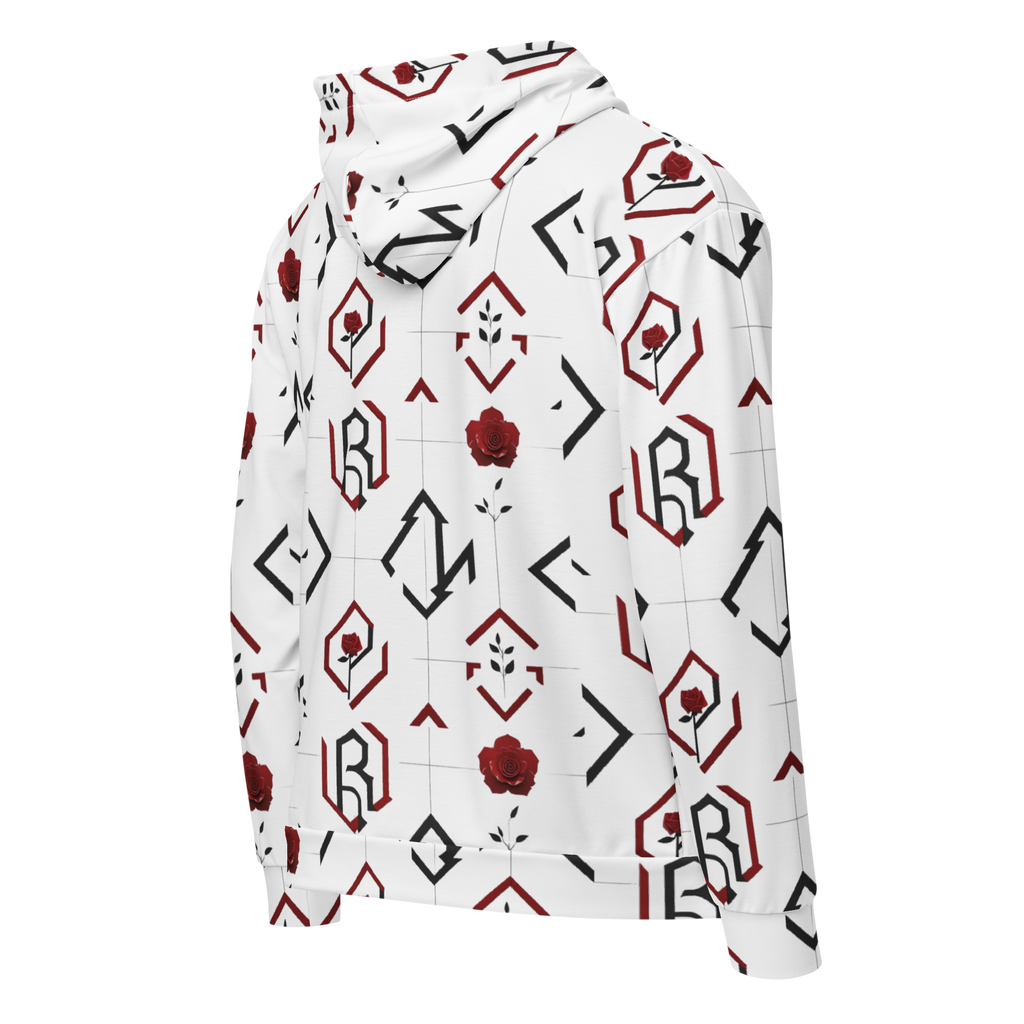R01 Unisex Zip Hoodie — Red Rose Records
